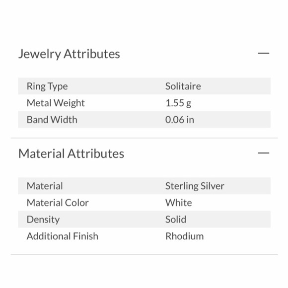 Sterling Silver 2 Carat Princess Cut Engagement Ring - Picture 14 of 15